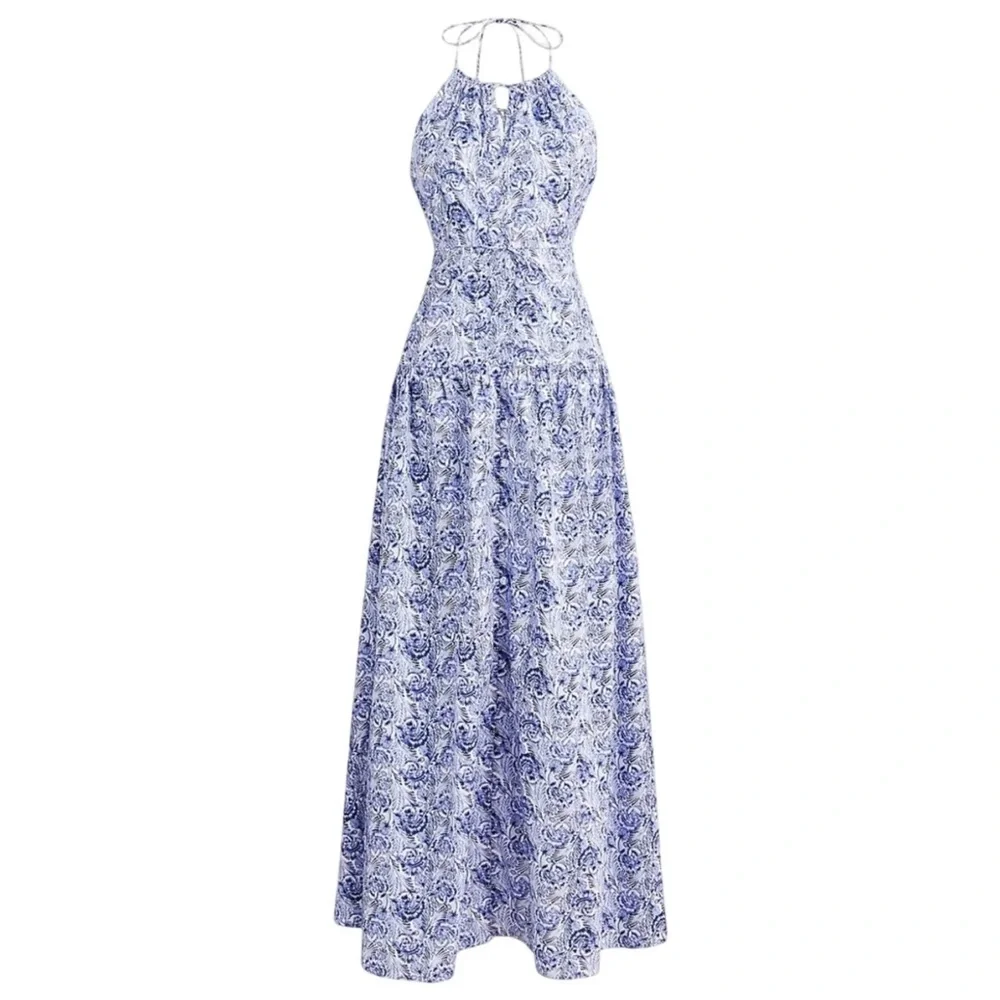 NWT J. Crew Collection Anguilla halter dress